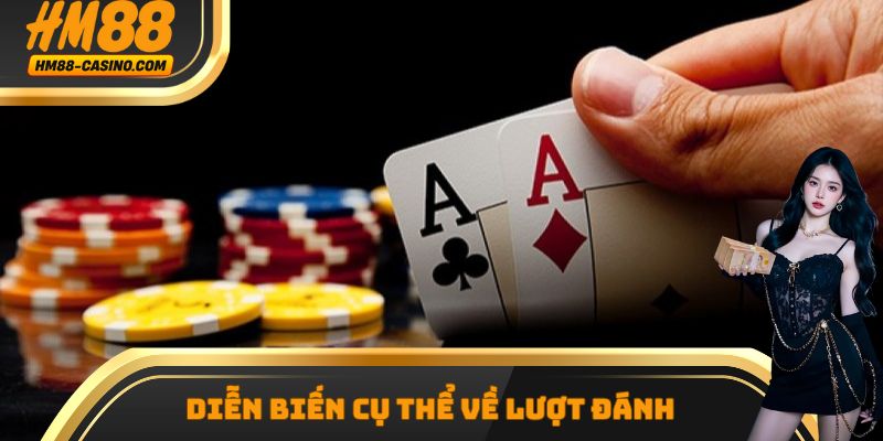 Diễn biến cụ thể về lượt đánh